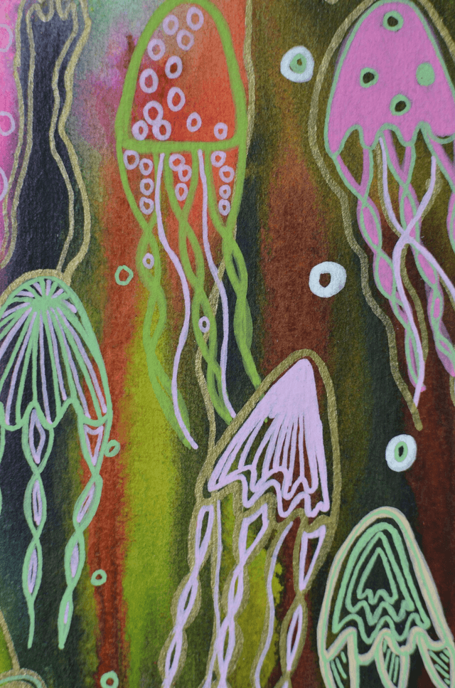 Les méduses multicolores